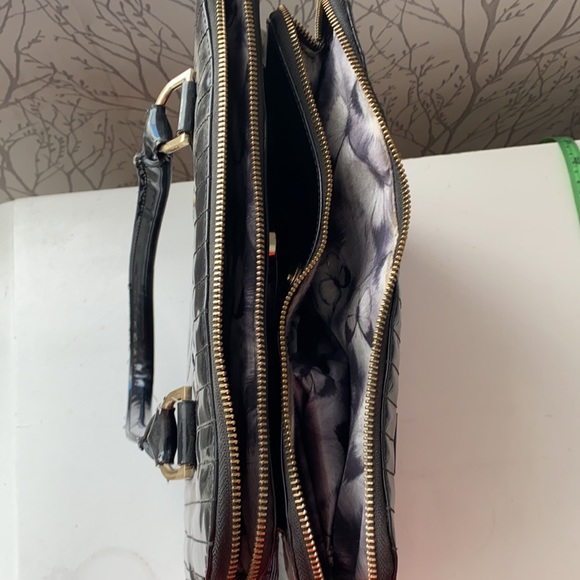 Ted Baker Patent Leather Work Computer Bag - Picture 6 of 9